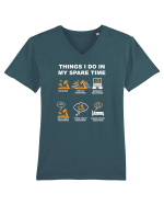 VACATION Tricou mânecă scurtă guler V Bărbat Presenter