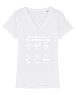 MUSIC Tricou mânecă scurtă guler V Damă Evoker