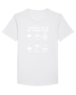 RUGBY Tricou mânecă scurtă guler larg Bărbat Skater