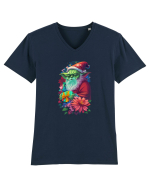 santayoda Tricou mânecă scurtă guler V Bărbat Presenter