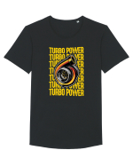 Turbo Power Tricou mânecă scurtă guler larg Bărbat Skater