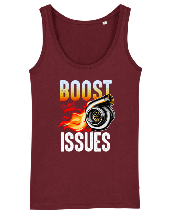 Boost Issues Burgundy