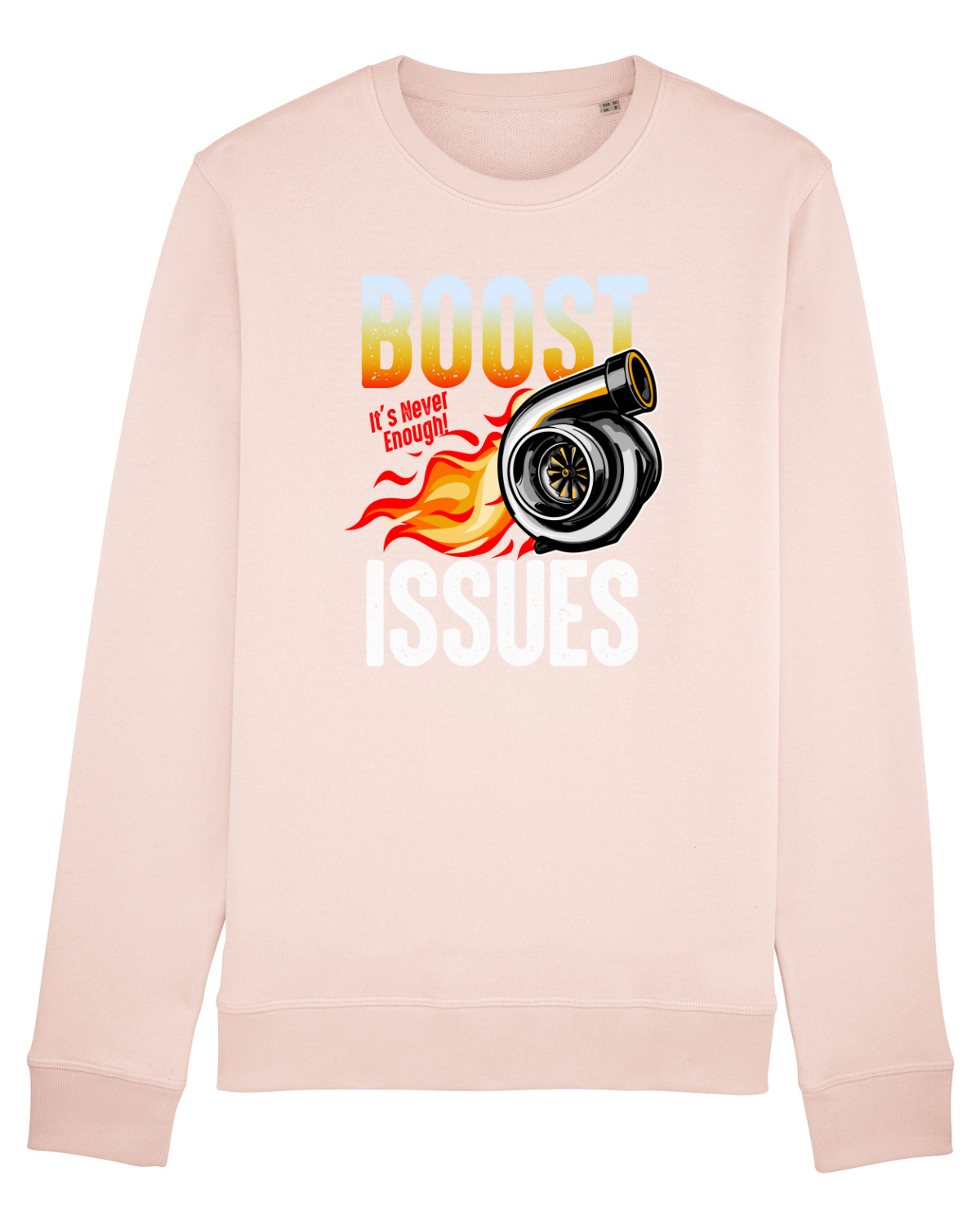 Bluză mânecă lungă Unisex Rise Candy Pink