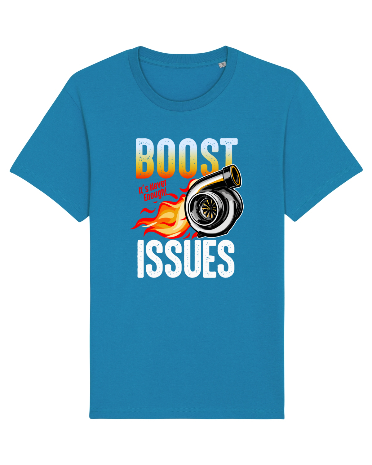 Tricou mânecă scurtă Unisex Rocker Azur
