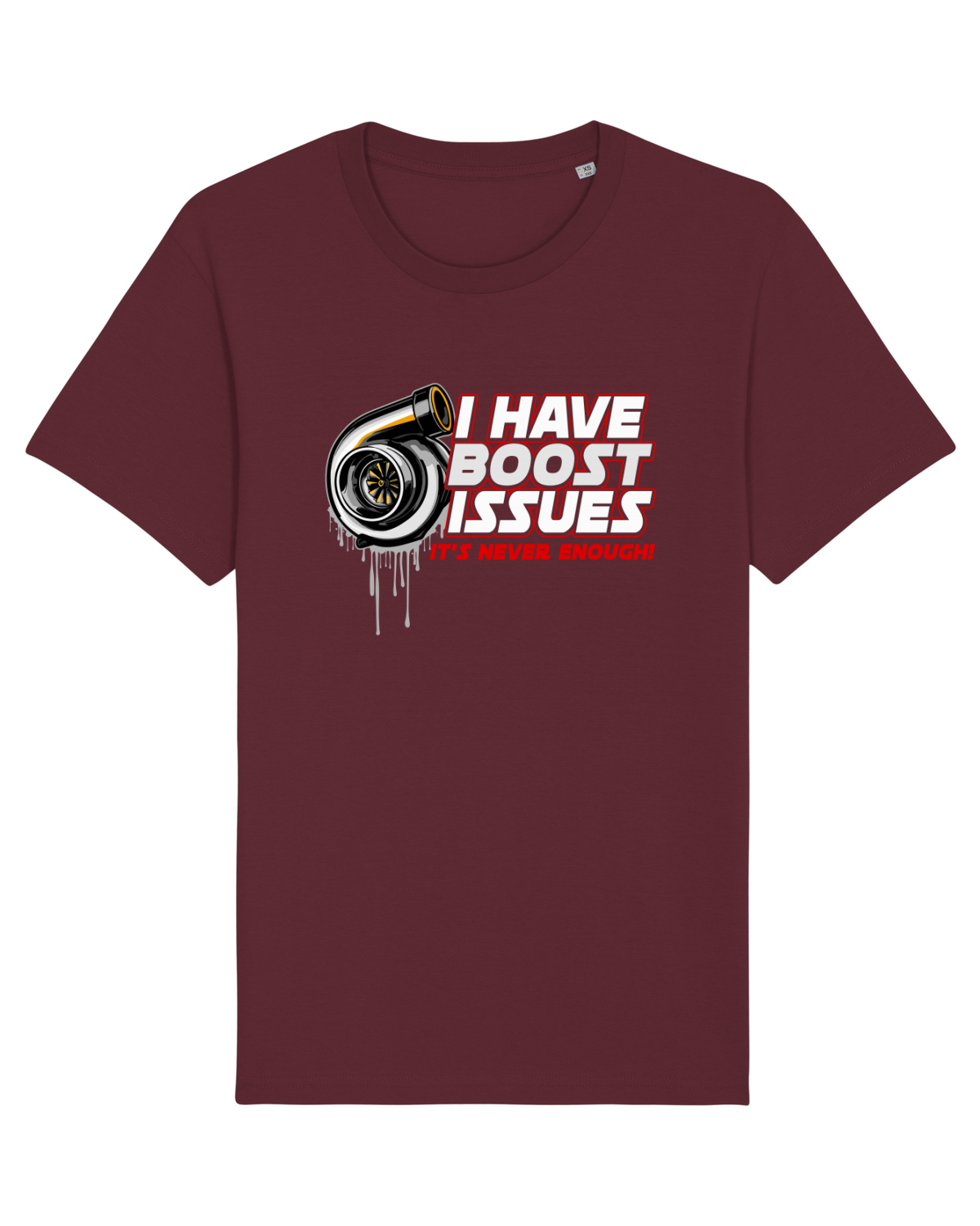 Tricou mânecă scurtă Unisex Rocker Burgundy
