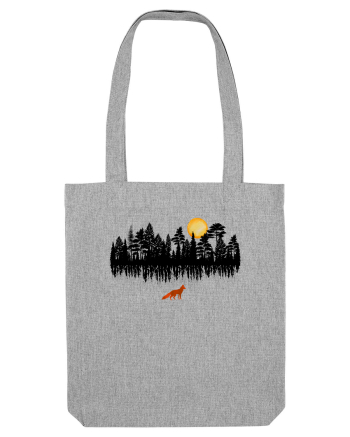Vulpe in padure Heather Grey