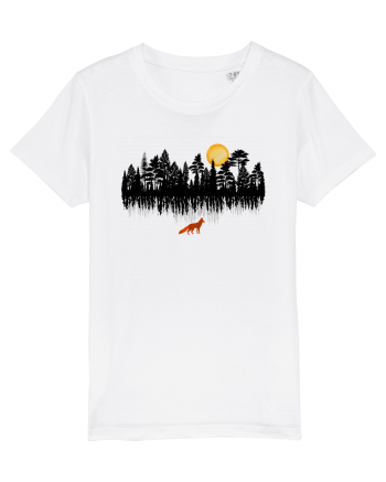 Vulpe in padure White