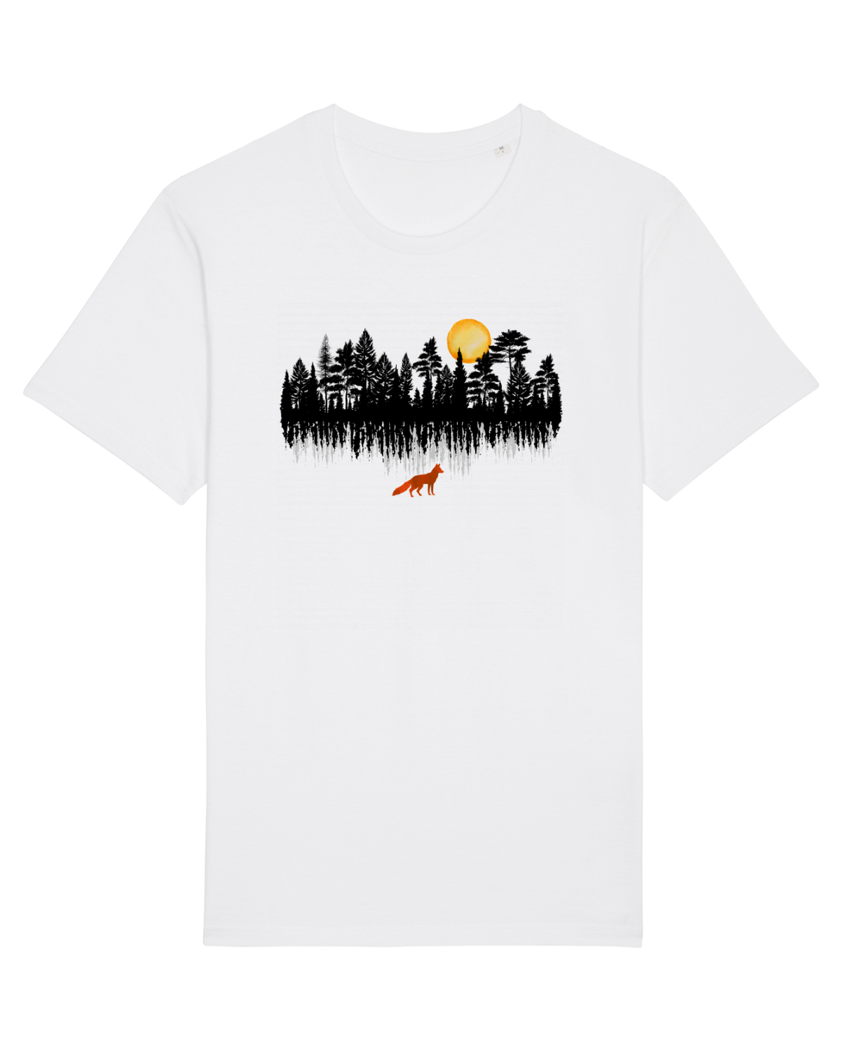 Tricou mânecă scurtă Unisex Rocker White