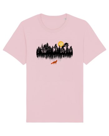 Vulpe in padure Cotton Pink