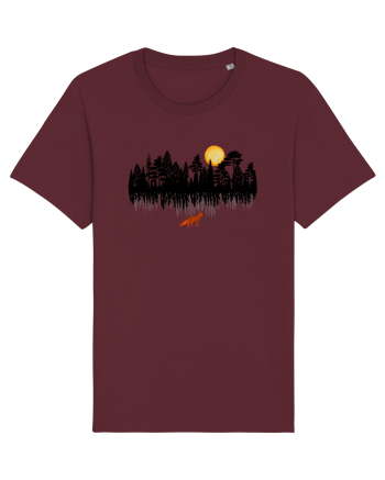 Vulpe in padure Burgundy