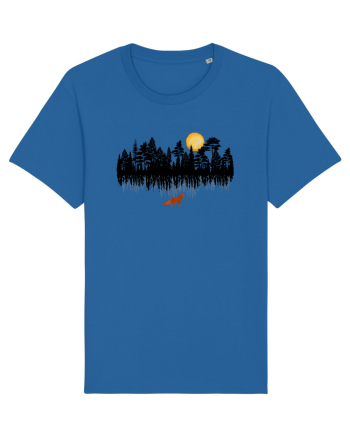 Vulpe in padure Royal Blue