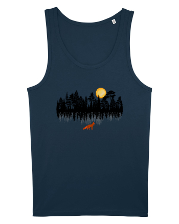 Vulpe in padure Navy