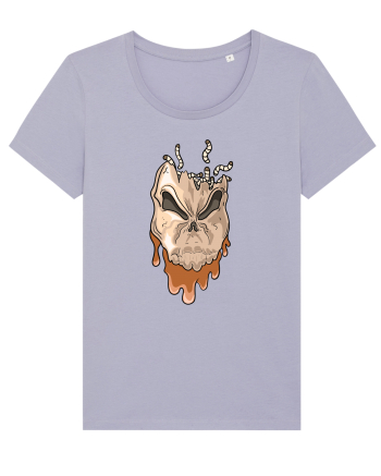 Rotten Brand -  Evil skull head with worms Lavender