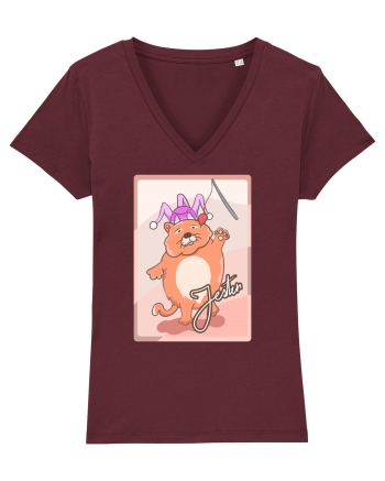 Rotten Brand - Jester Cat Burgundy