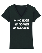 No Hugs Tricou mânecă scurtă guler V Damă Evoker