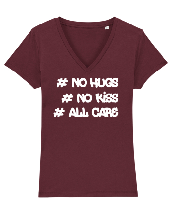 No Hugs Burgundy