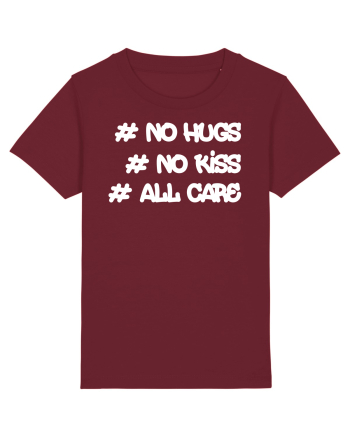 No Hugs Burgundy