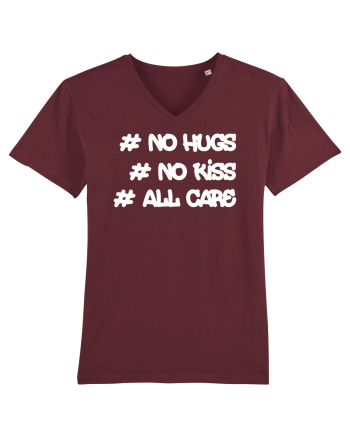 No Hugs Burgundy