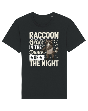 Raccoon Grace In The Dance Of The Night Black