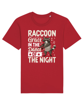 Raccoon Grace In The Dance Of The Night Red