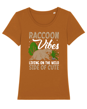 Raccoon vibes living on the wild side of cute Roasted Orange