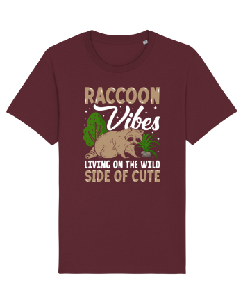 Raccoon vibes living on the wild side of cute Burgundy