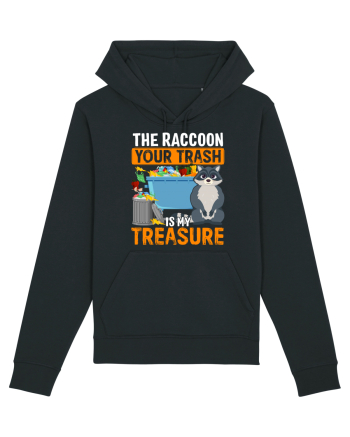 The raccoon your trash is my treasure Black