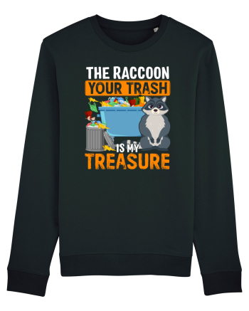 The raccoon your trash is my treasure Black