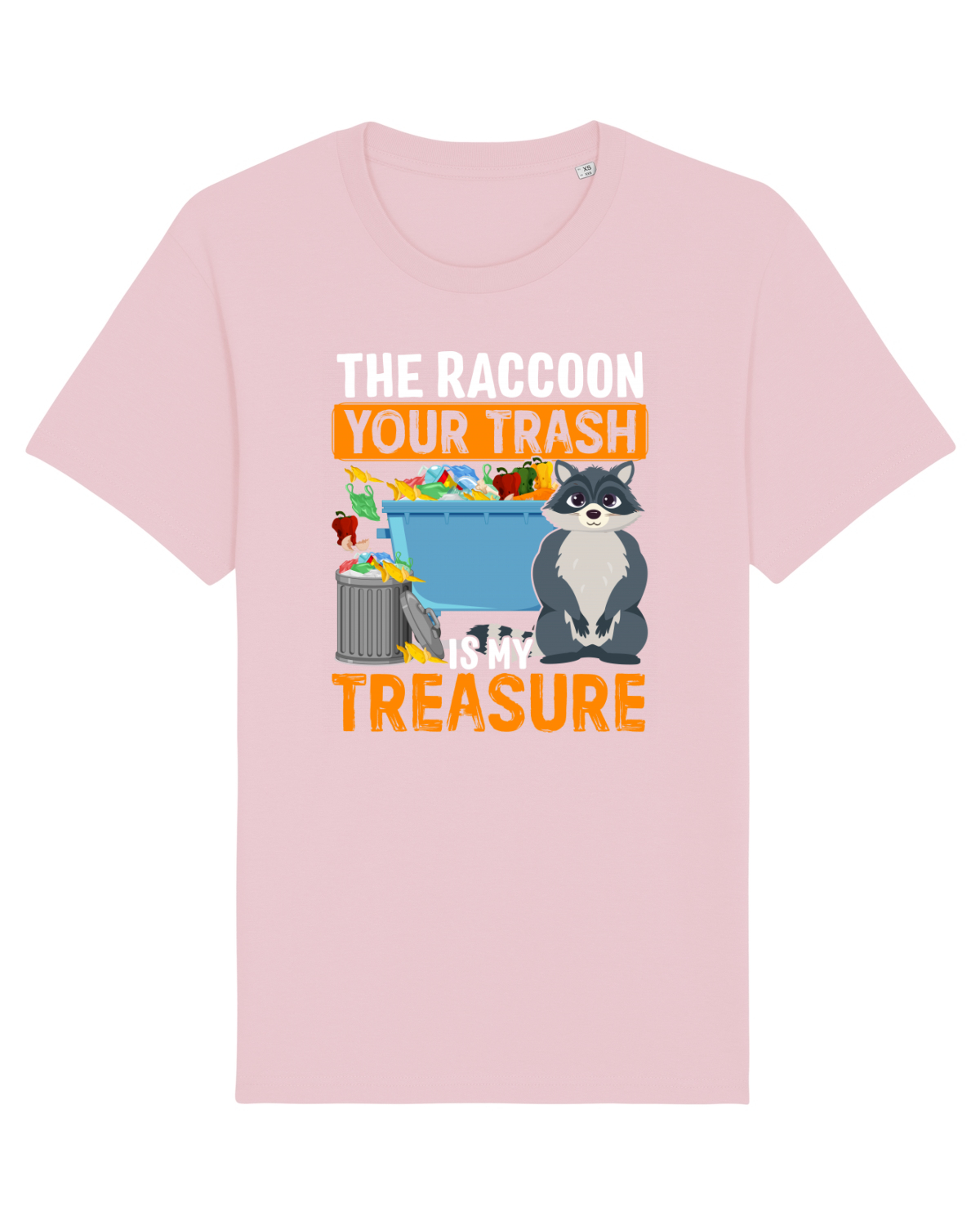 Tricou mânecă scurtă Unisex Rocker Cotton Pink
