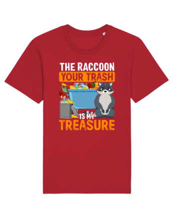 The raccoon your trash is my treasure Red