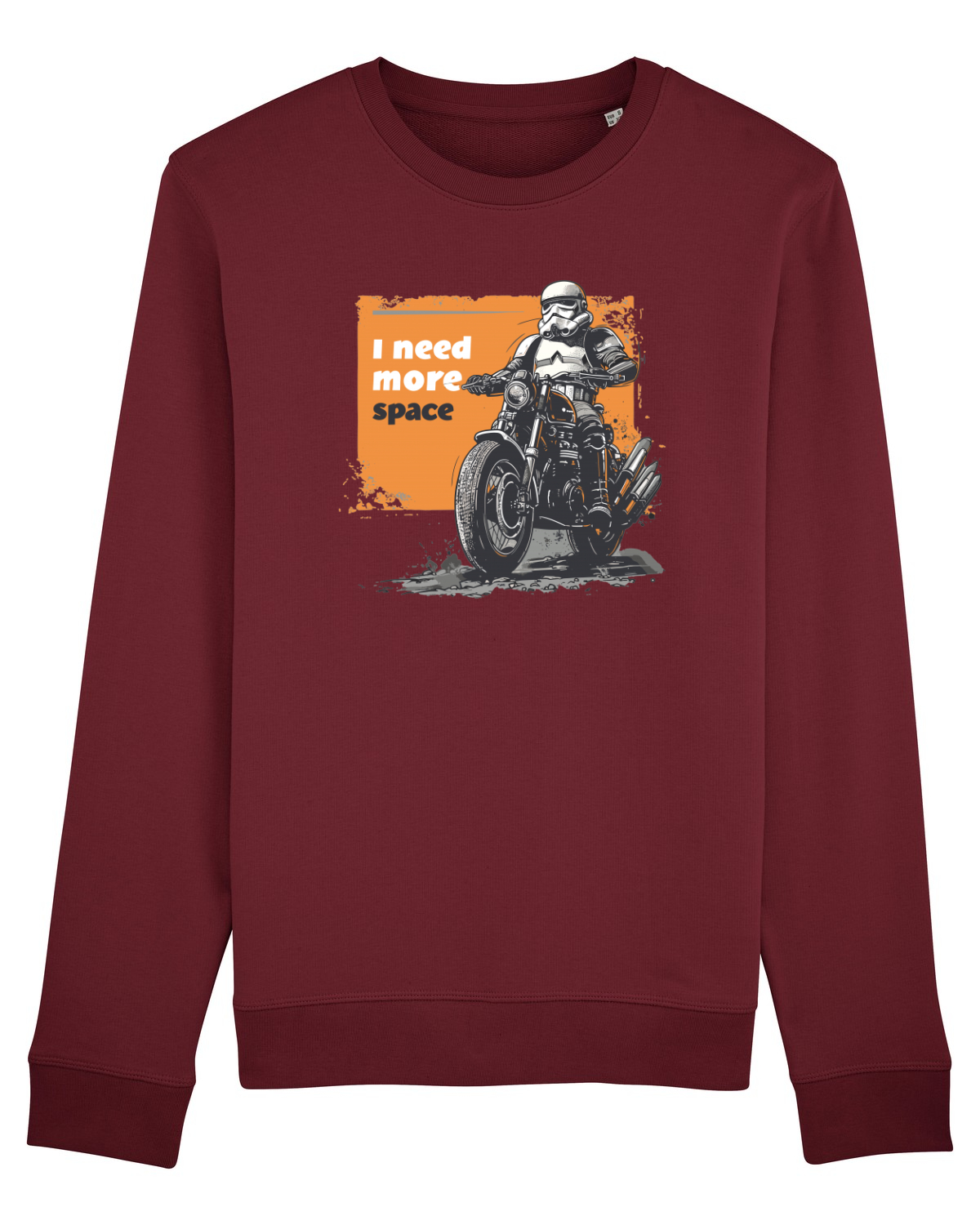 Bluză mânecă lungă Unisex Rise Burgundy