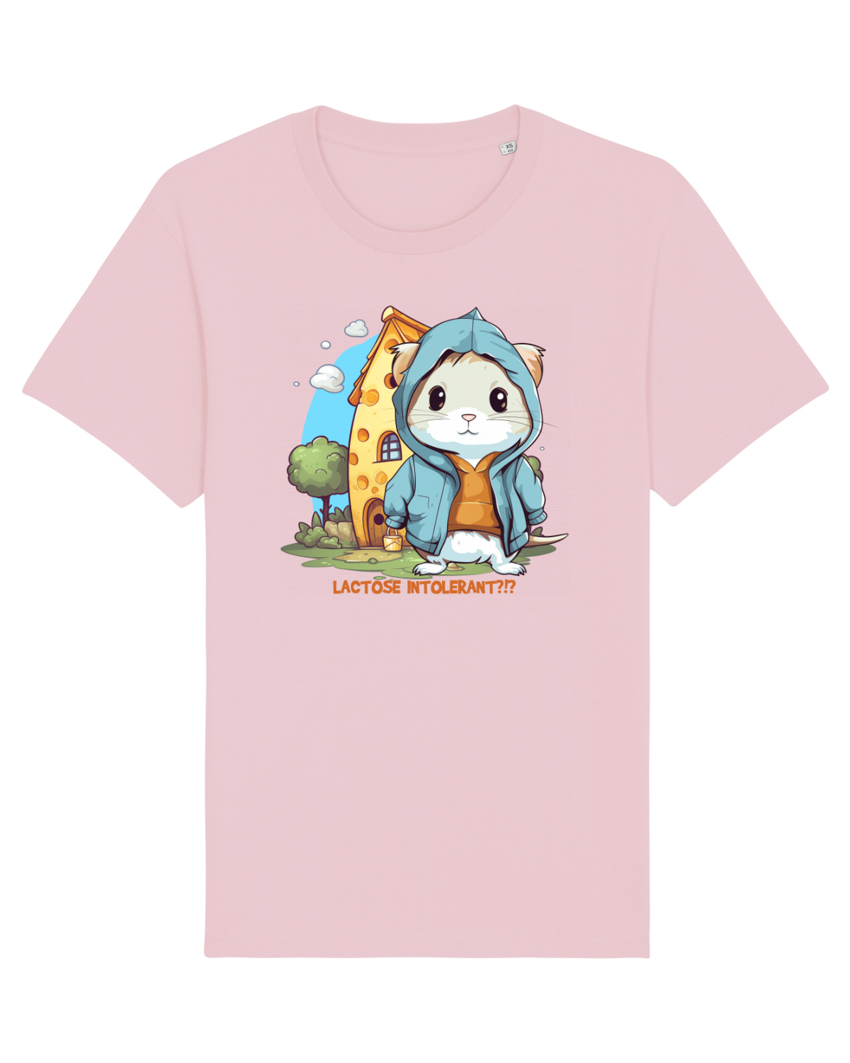 Tricou mânecă scurtă Unisex Rocker Cotton Pink