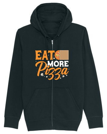 Eat More Pizza Black
