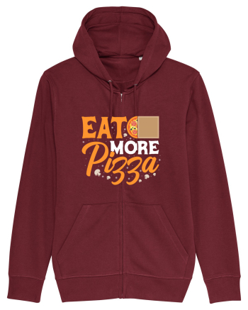 Eat More Pizza Burgundy