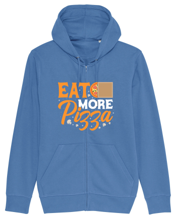 Eat More Pizza Bright Blue