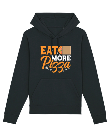 Eat More Pizza Black