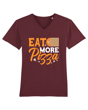 Eat More Pizza Burgundy