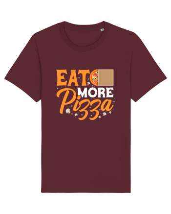 Eat More Pizza Burgundy