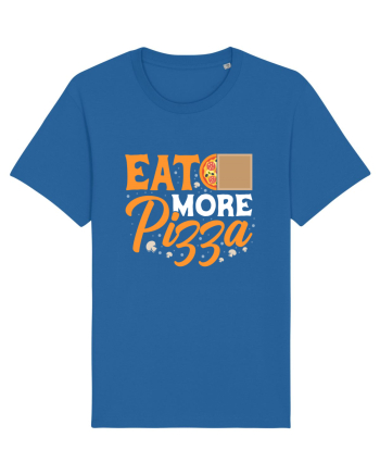 Eat More Pizza Royal Blue