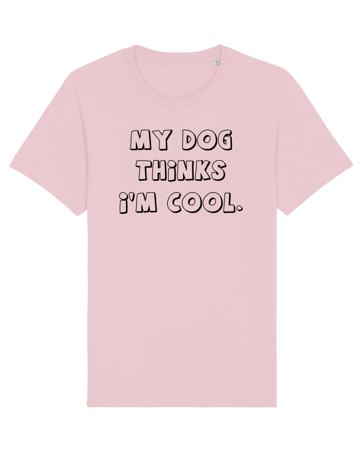Tricou mânecă scurtă Unisex Rocker Cotton Pink