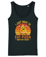 I just want to eat pizza and play chess Maiou Damă Dreamer