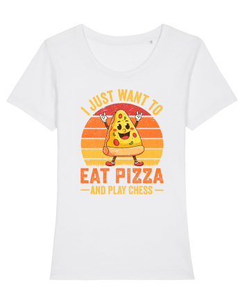 I just want to eat pizza and play chess White