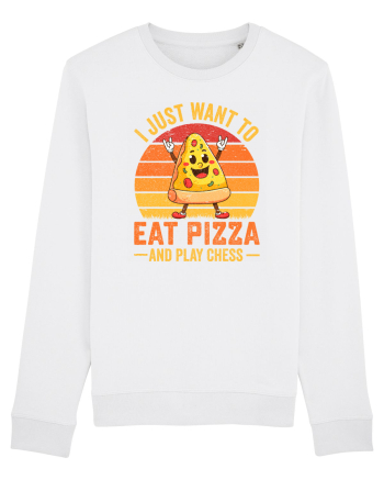 I just want to eat pizza and play chess White
