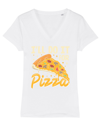 I'll Do It For Pizza White