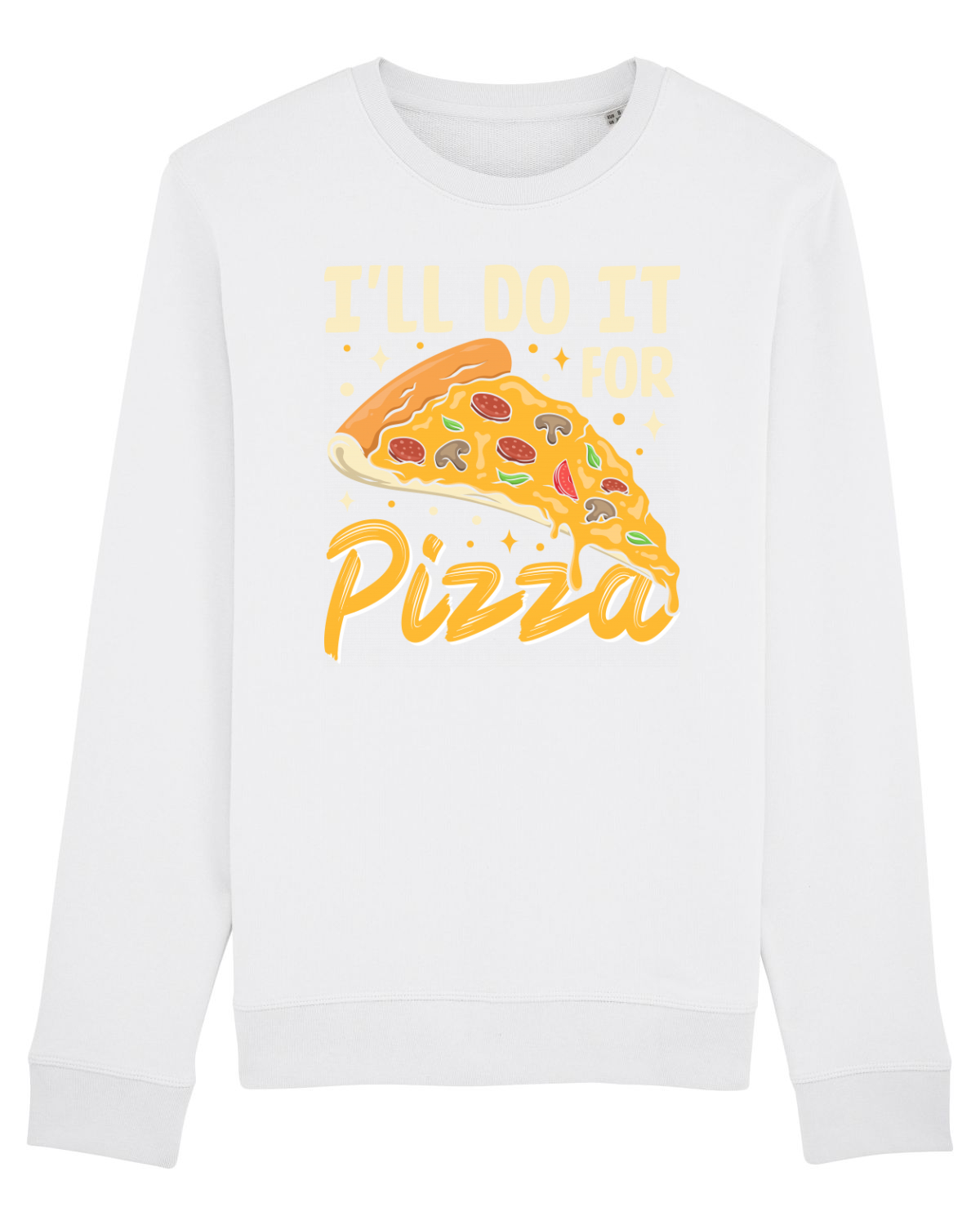 Bluză mânecă lungă Unisex Rise White
