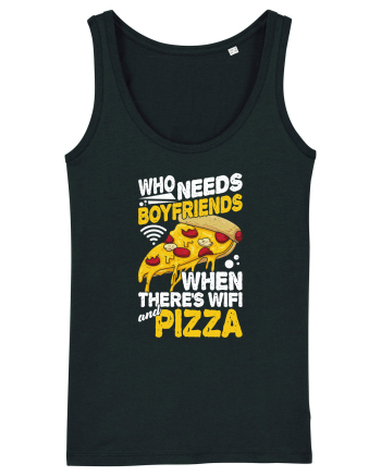 Who needs boyfriends when there's wifi and pizza Black