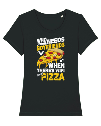 Who needs boyfriends when there's wifi and pizza Black