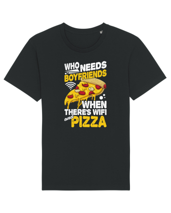 Who needs boyfriends when there's wifi and pizza Black