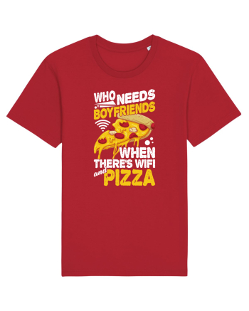 Who needs boyfriends when there's wifi and pizza Red