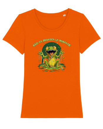 RAZI CA BROASCA LA INUNDATIE Bright Orange